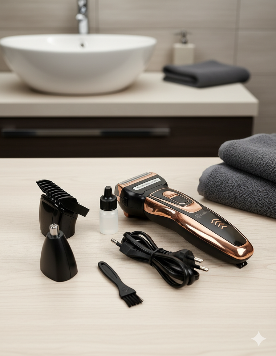 Máquina de Afeitar y Cortar Cabello GEEMY 3 en 1