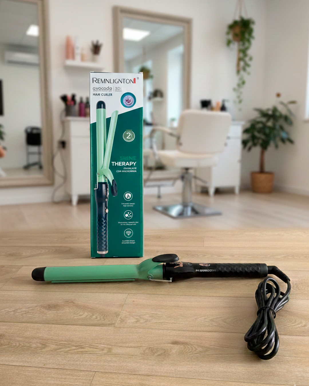 Pinza Rizador Remington Shine Therapy Aguacate Replica 1.1