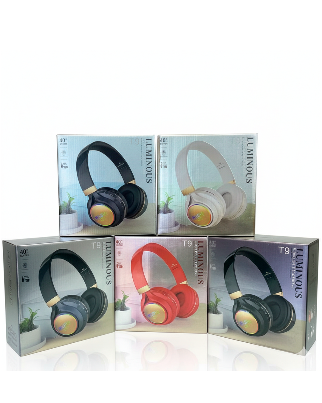 Diadema Bluetooth T9 Luminous