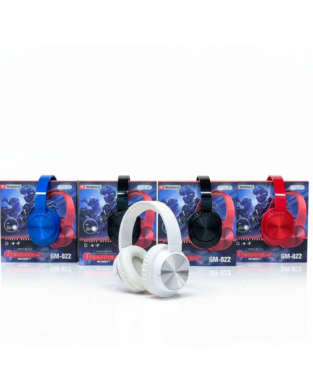 Diadema Gamer GM-022 Inalámbrica con Sonido Estéreo y Luces RGB.