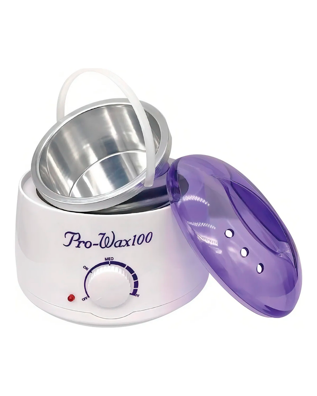 Calentador Eléctrico Cera Pro Wax 200 Capacidad 500g Regulable Tapa