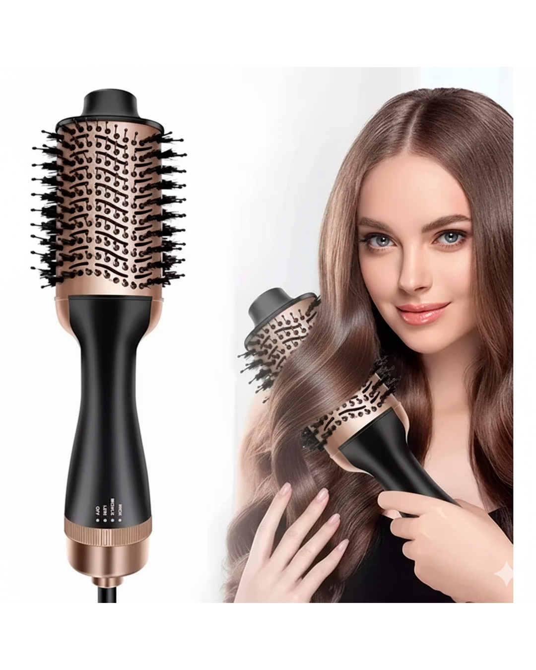 Plancha y Cepillo Alisador Remilngton K Therapy + Aceite de Argán – Shine Therapy 2 en 1