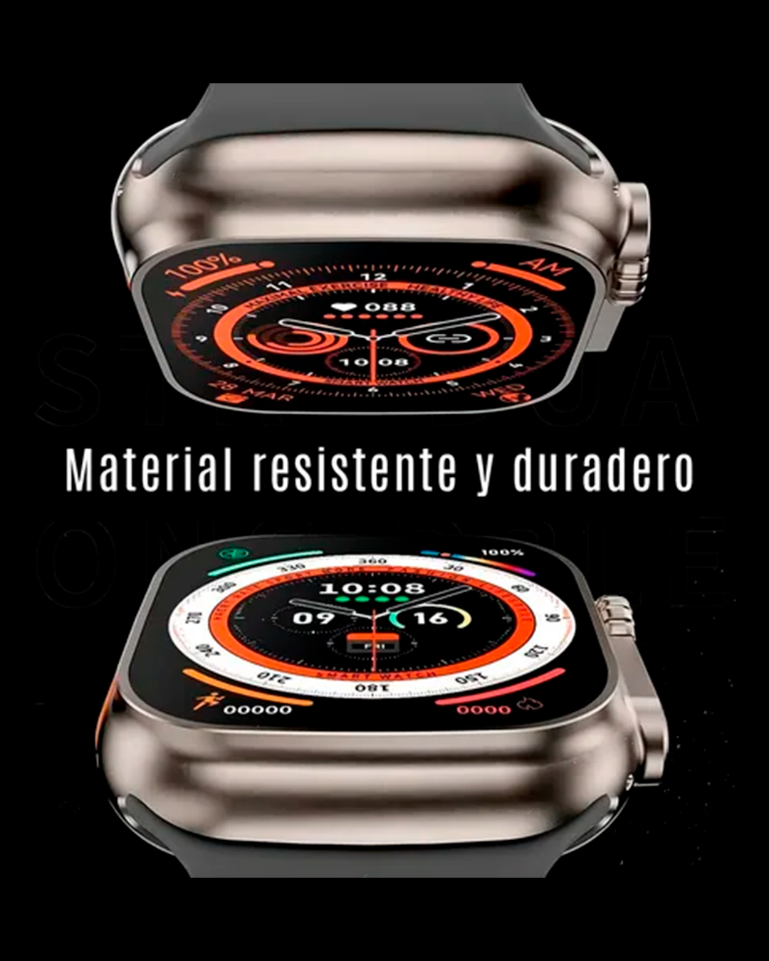 Smartwatch Ultra Series 8 con Bluetooth y Monitoreo de Salud
