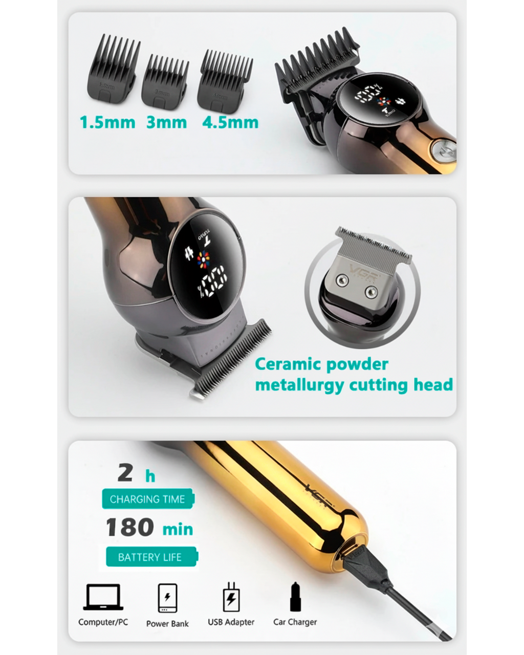 Máquina profesional VGR V-989