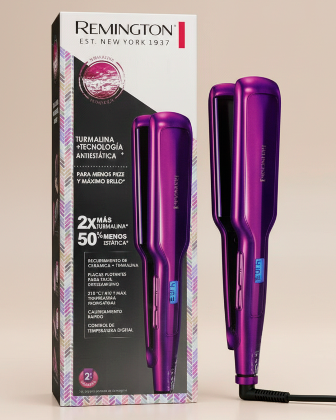 Plancha Remington Turmalina Antiestática Replica 1.1