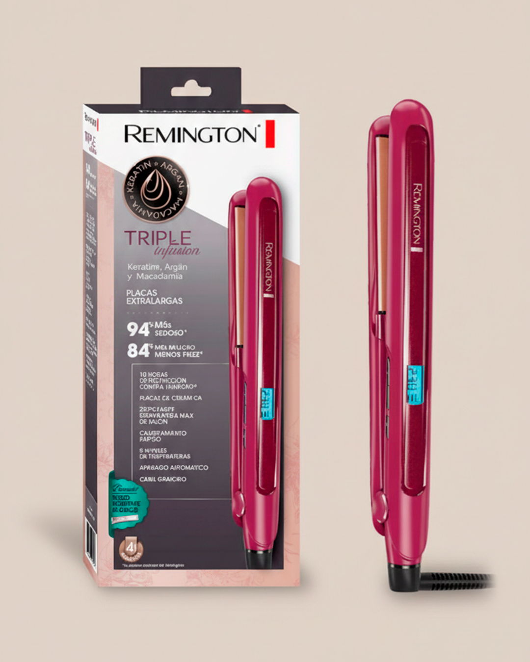 Plancha Remlngton Triple Infusion Replica 1.1