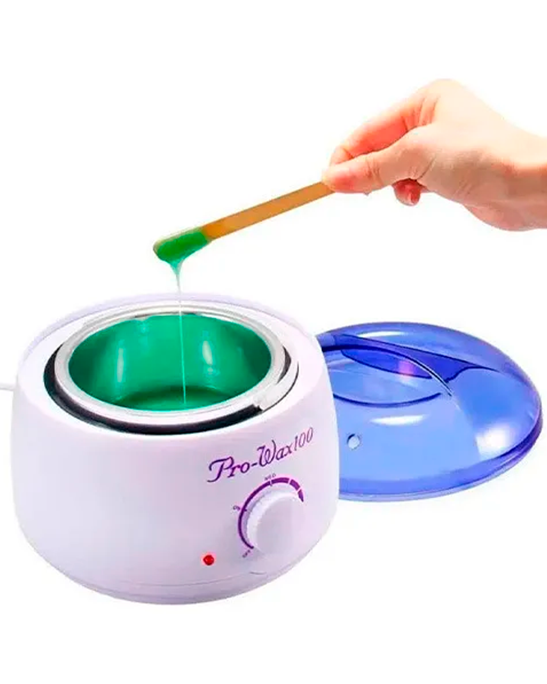 Calentador Eléctrico Cera Pro Wax 200 Capacidad 500g Regulable Tapa
