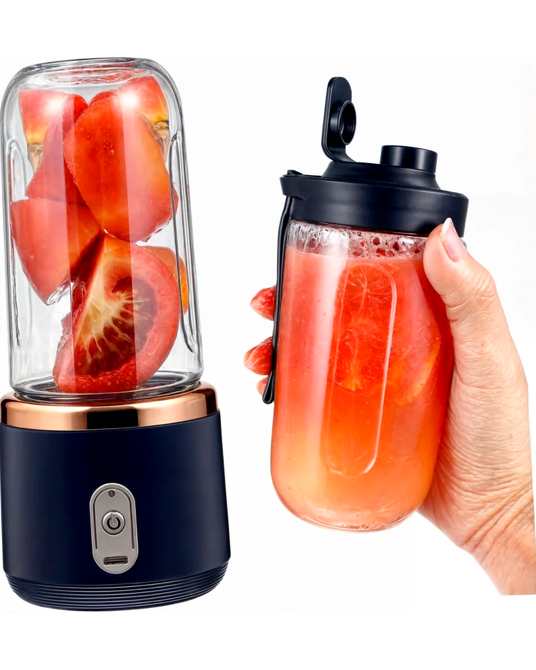 Vaso Licuadora Portatil Mini Licuadora Para Batidos 110v