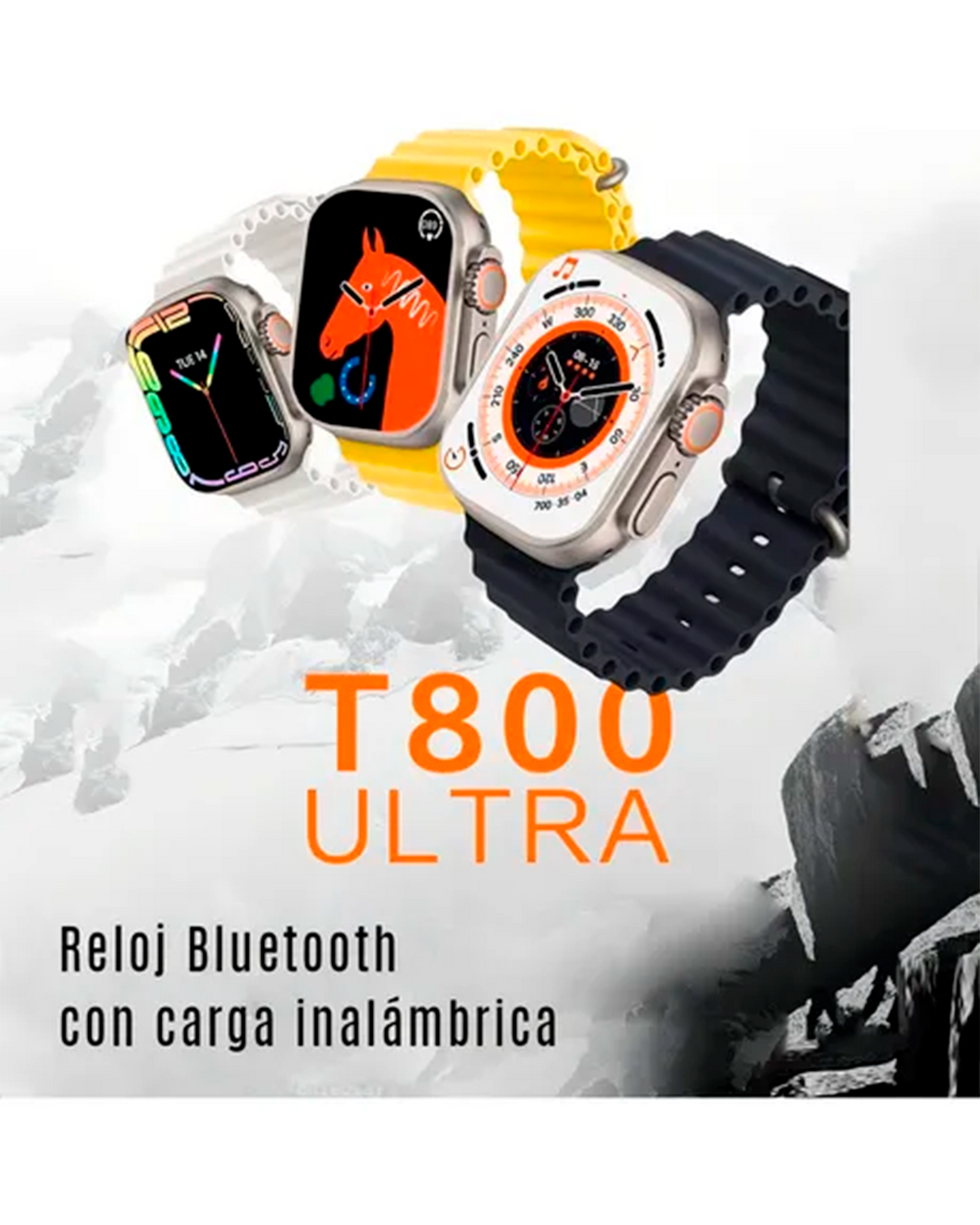 Smartwatch Ultra Series 8 con Bluetooth y Monitoreo de Salud