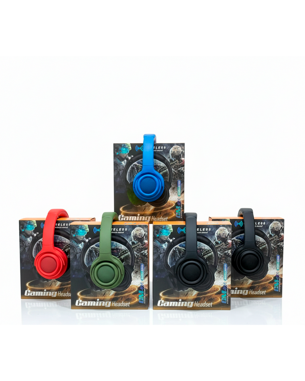 Diadema Gamer GM-026 Inalámbrica con Sonido Envolvente y Micrófono Integrado