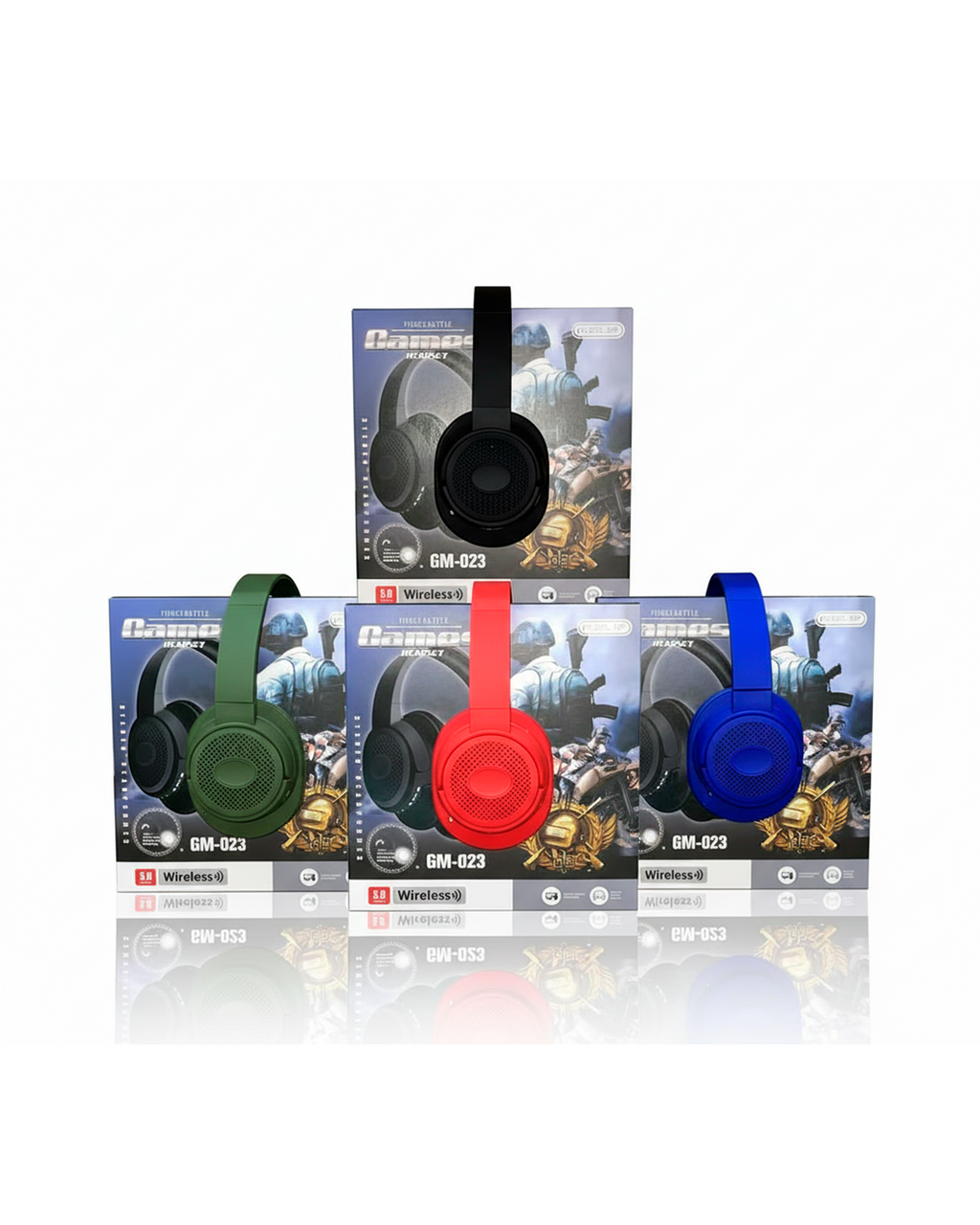 Diadema Gamer GM-023 Inalámbrica con Bluetooth 5.0 y Micrófono Integrado