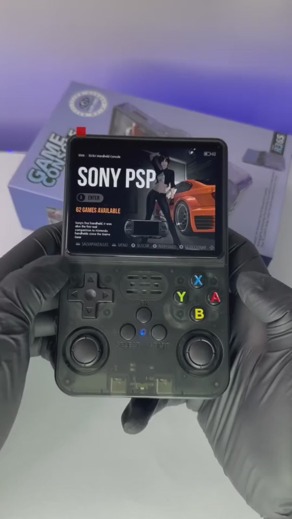 Consola de videojuegos portátil R36S